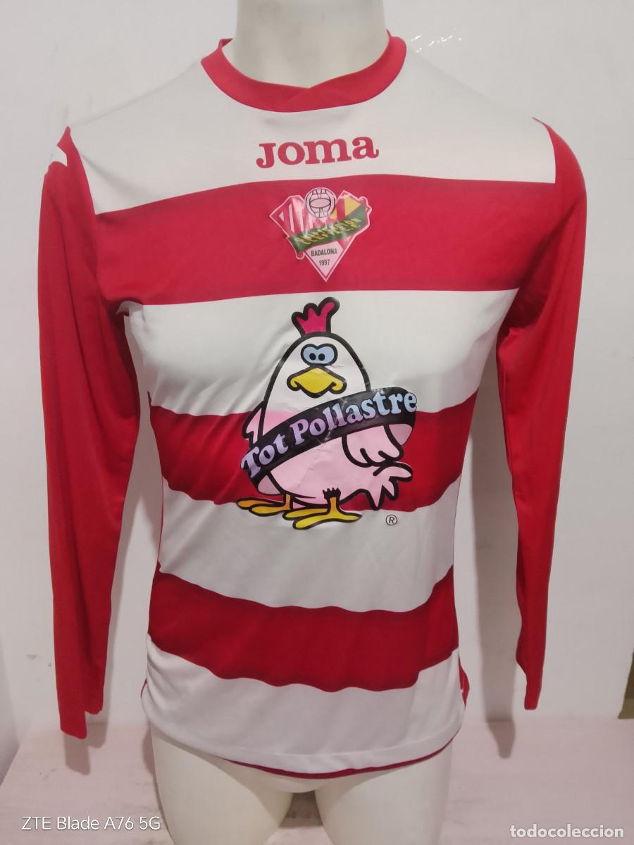 Coleccionismo deportivo: Unificacion Llefia Badalona camiseta futbol football shirt catalunya M 52cts