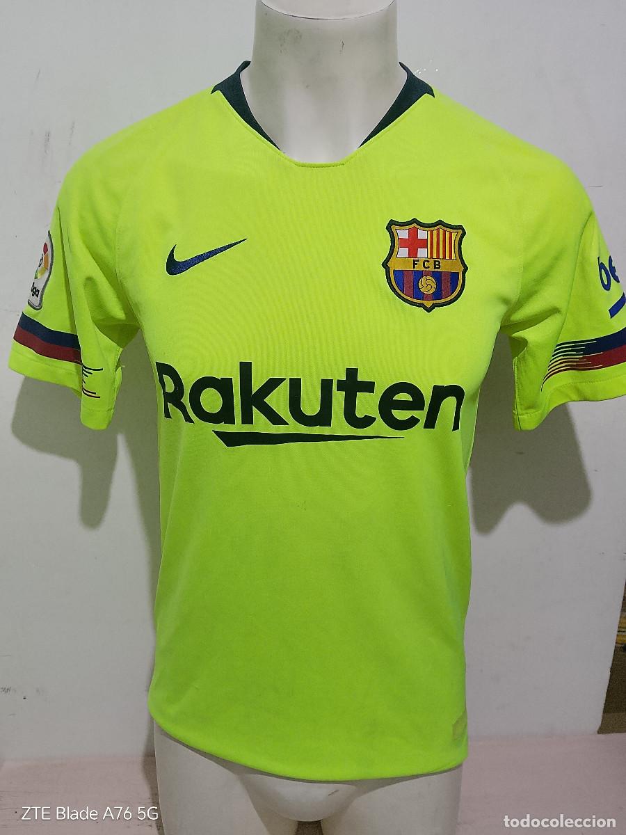 Coleccionismo deportivo: FC Barcelona (tara dorsal) camiseta futbol football shirt s 48cts