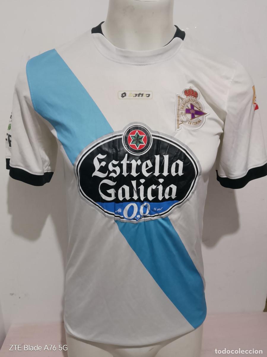 Coleccionismo deportivo: Deportivo de la Coru&ntilde;a (taras) camiseta futbol football shirt estado 7/10 M 48cts