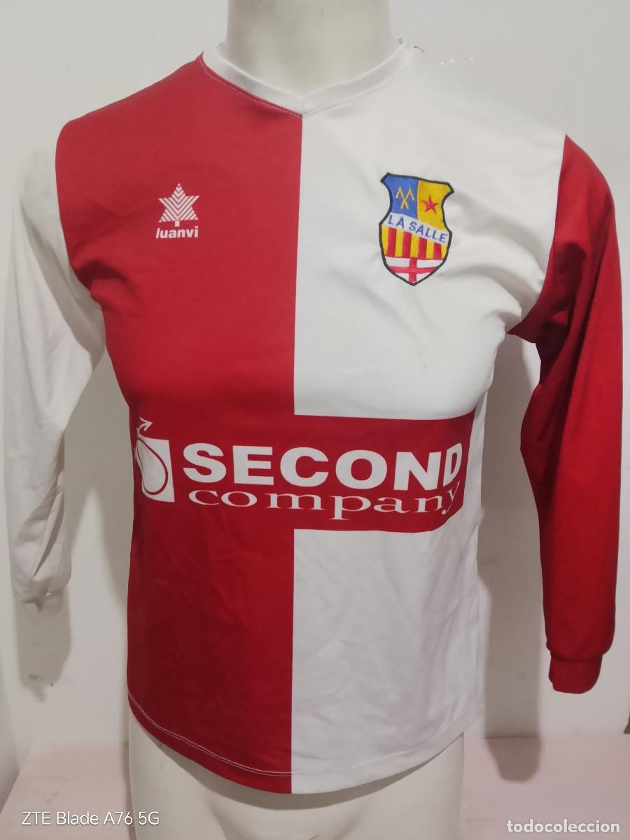 Coleccionismo deportivo: La Salle Manresa catalunya camiseta futbol football shirt xs 48cts