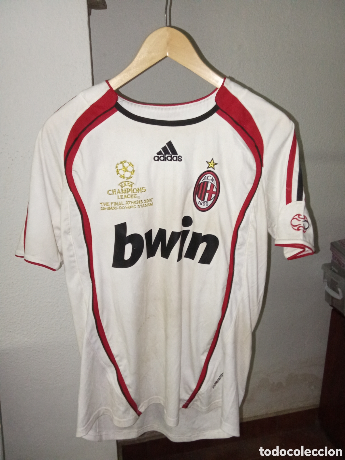 Coleccionismo deportivo: CAMISETA ADIDAS M/L DE ACM RONALDINHO