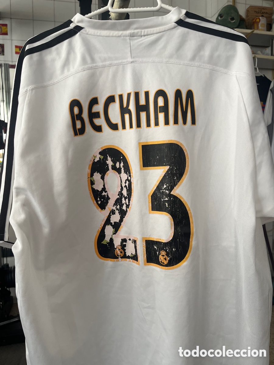 Coleccionismo deportivo: Real Madrid Beckham 23 original - Foto 2