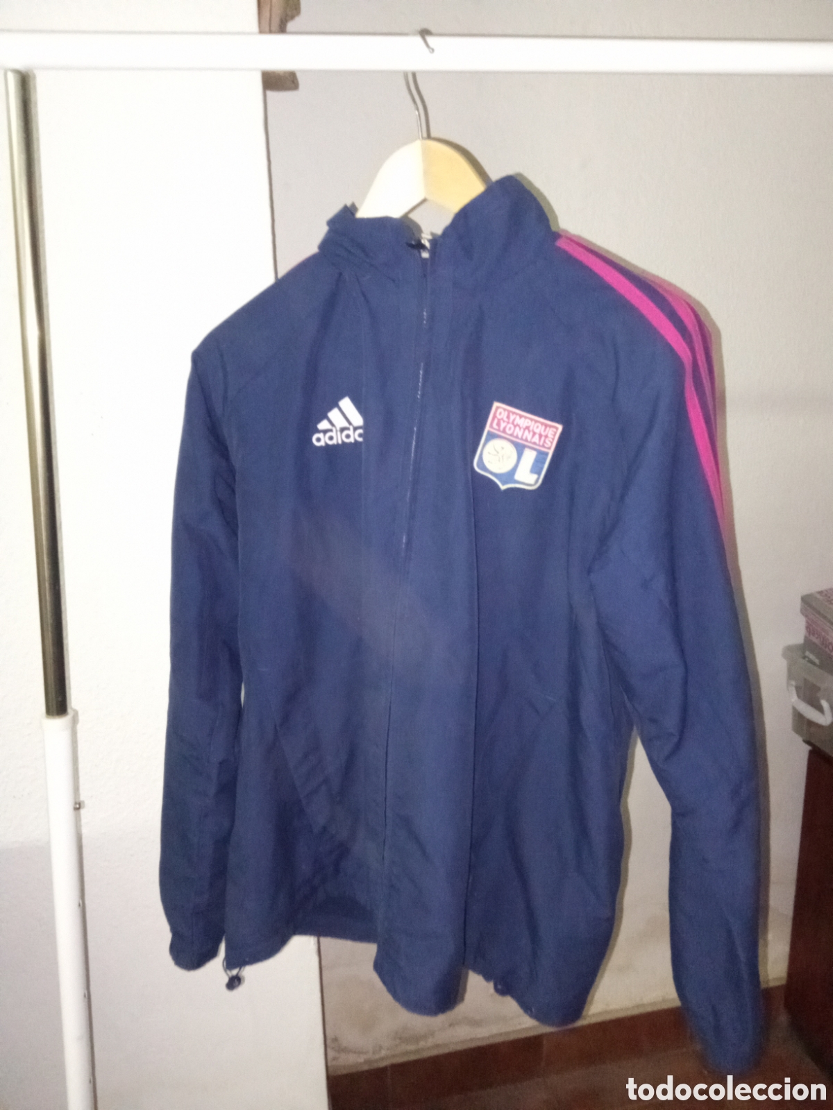 Coleccionismo deportivo: CHAQUETA ADIDAS 40/42 OLYMPIQUE LYONESSE