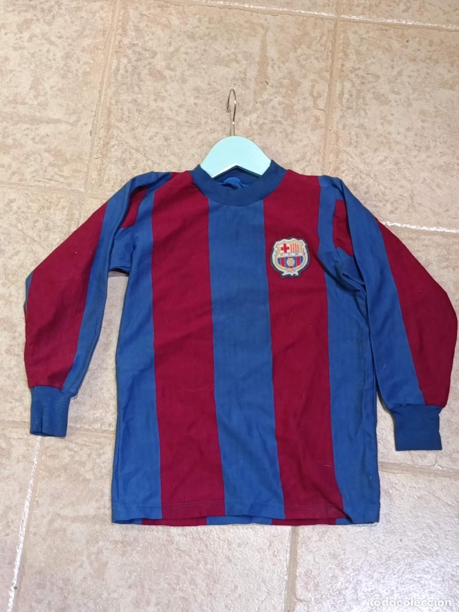 Sammelleidenschaft Sport: Camiseta Futbol Club Barcelona antigua infantil