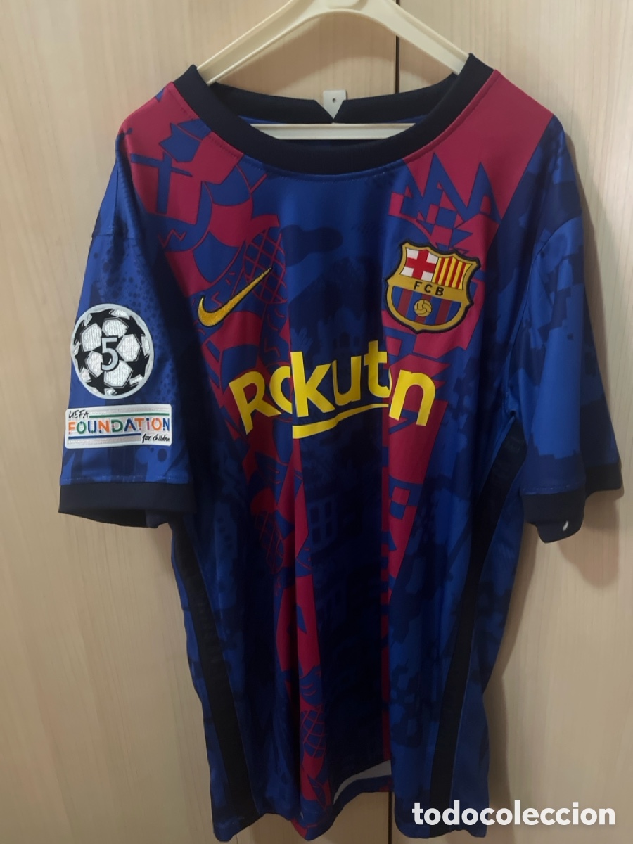 Coleccionismo deportivo: camiseta fcb champions