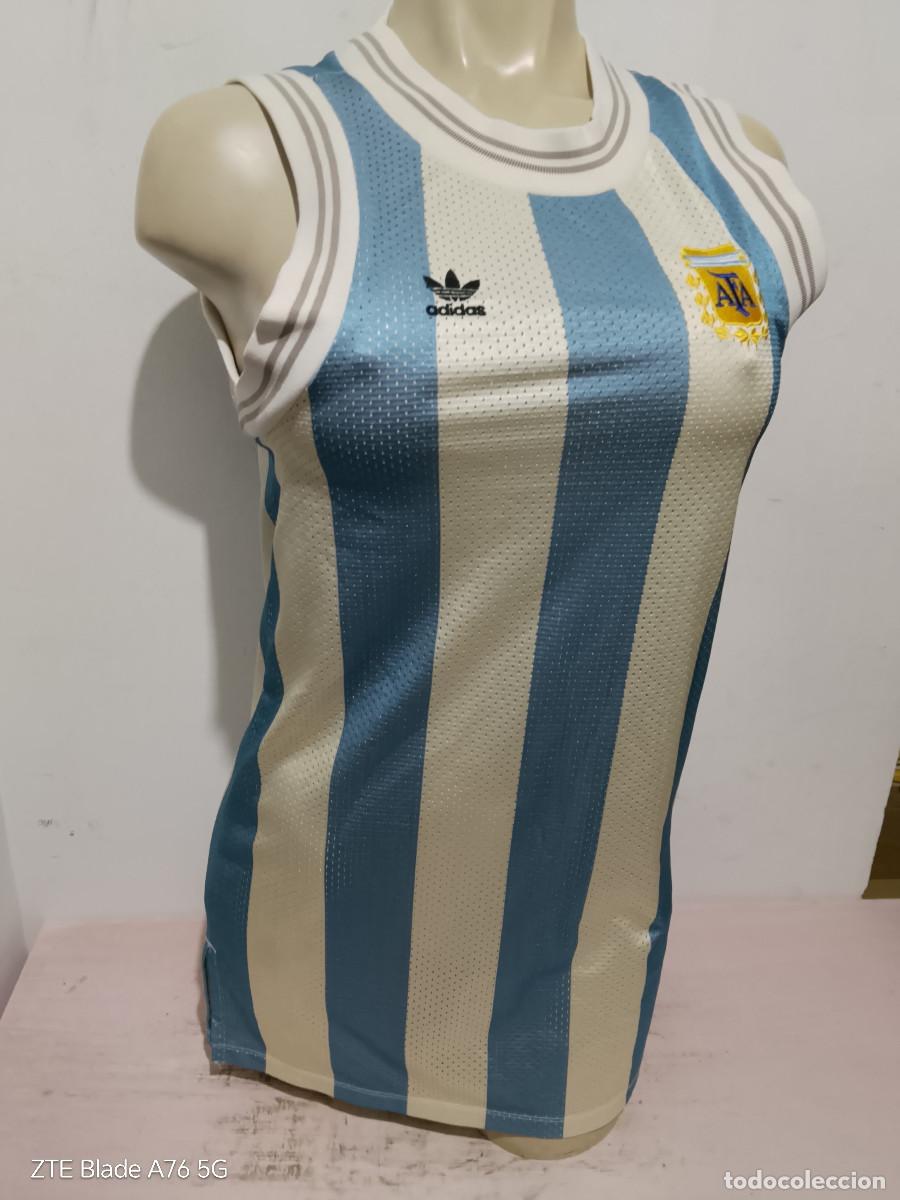 Coleccionismo deportivo: Argentina dress vestido chica mujer futbol football seleccion 44x87cts M-L