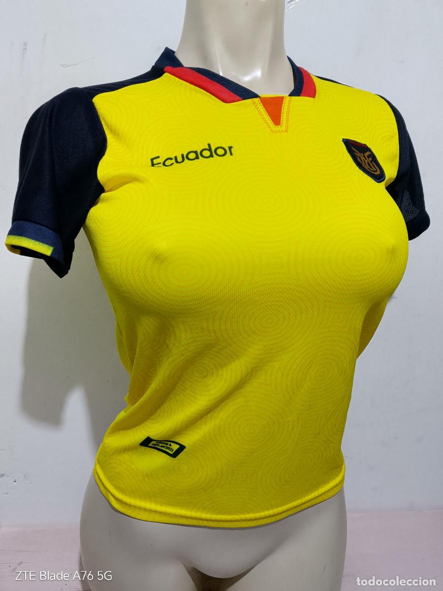 Coleccionismo deportivo: Ecuador camiseta futbol seleccion football shirt chica mujer talla 34 43cts S