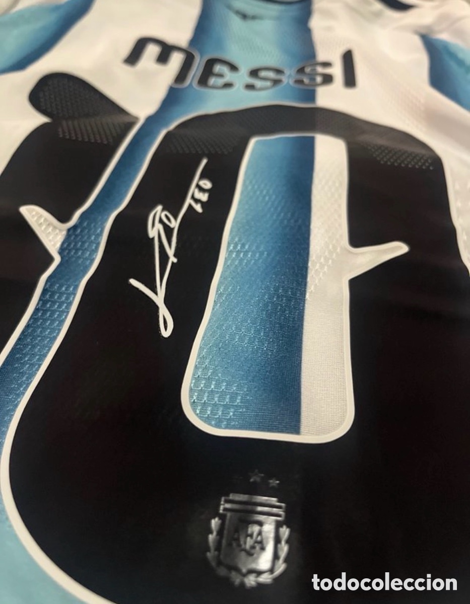Colecionismo desportivo: argentina MESSI 10 firmada