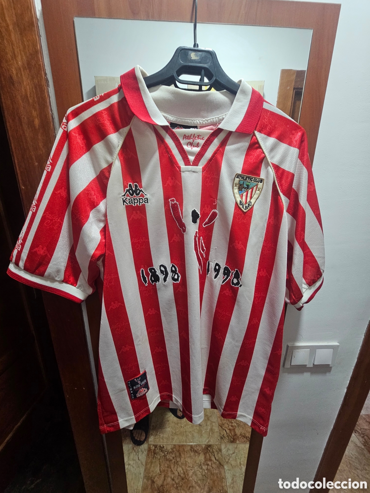 Sports collectibles: Camiseta centenaria Atl&eacute;tico de Bilbao kappa
