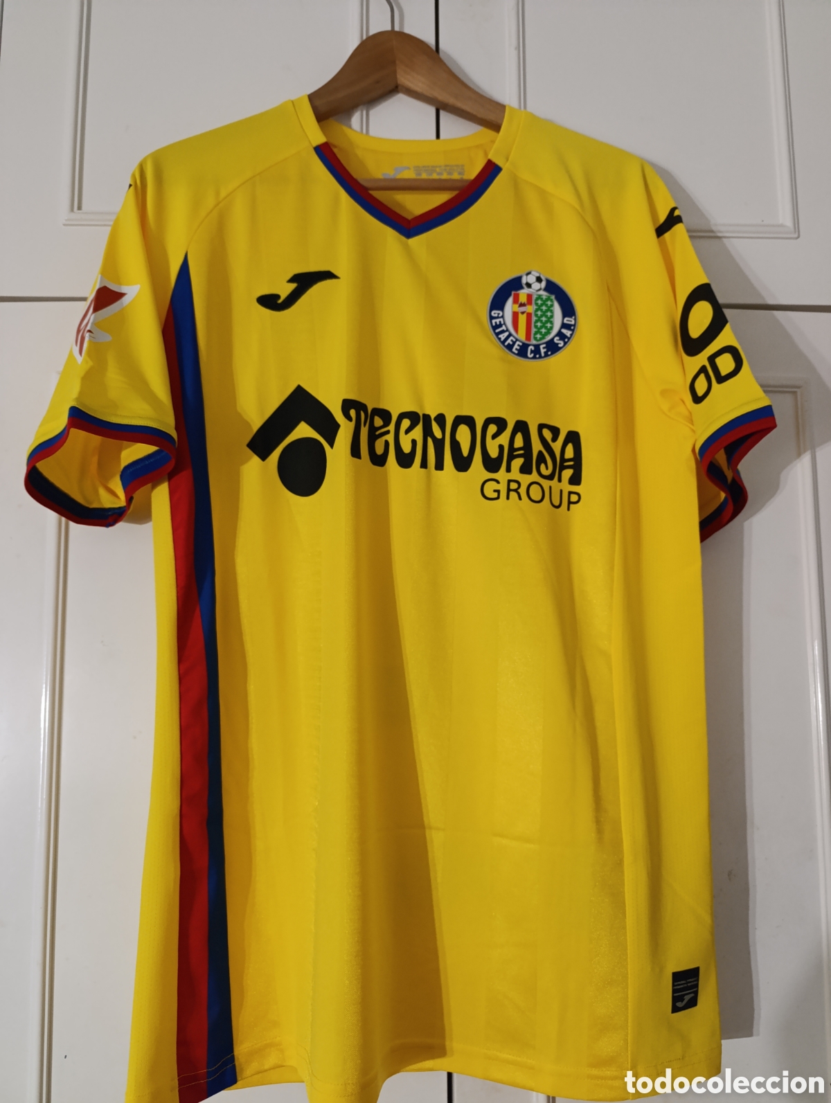 Sports collectibles: Camiseta matchworn Getafe CF Satriano