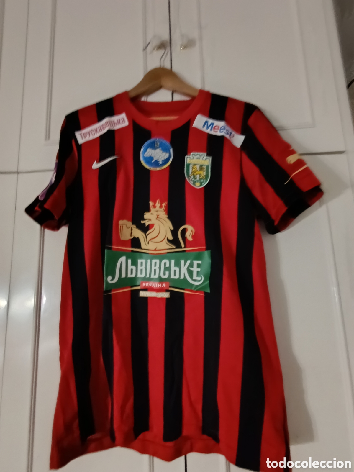 Sports collectibles: Camiseta matchworn FC Kparti Lviv de Ucrania