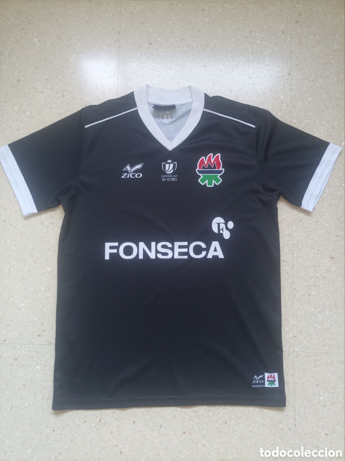 Colecionismo desportivo: Match worn A.D San Juan #18# Mikel Arbeloa Copa de rey 2021 equipo de Pamplona Navarra