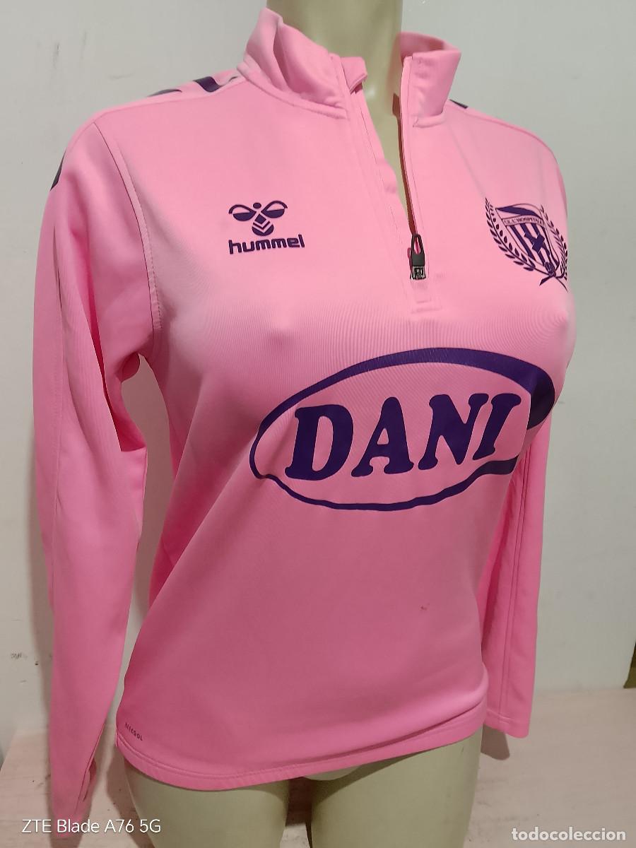Sports collectibles: CF Hospitalet jersey futbol football chica mujer girl woman L 52cts