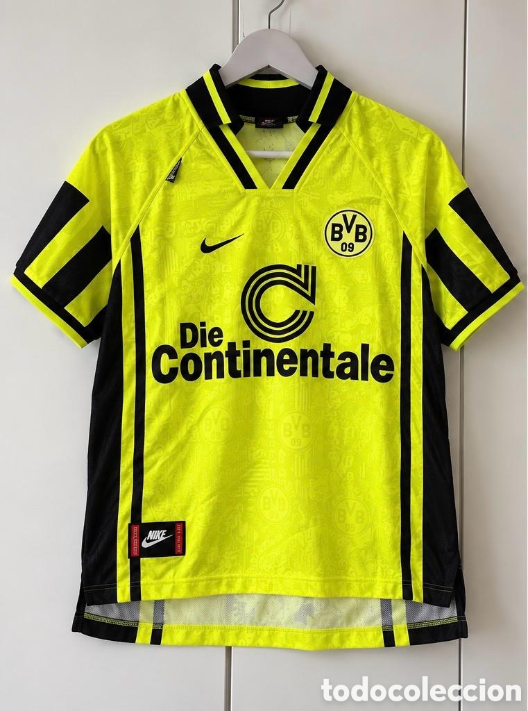 Coleccionismo deportivo: Camiseta Borussia Dortmund Nike original 96-97 Talla L JOYA VINTAGE DE LOS 90