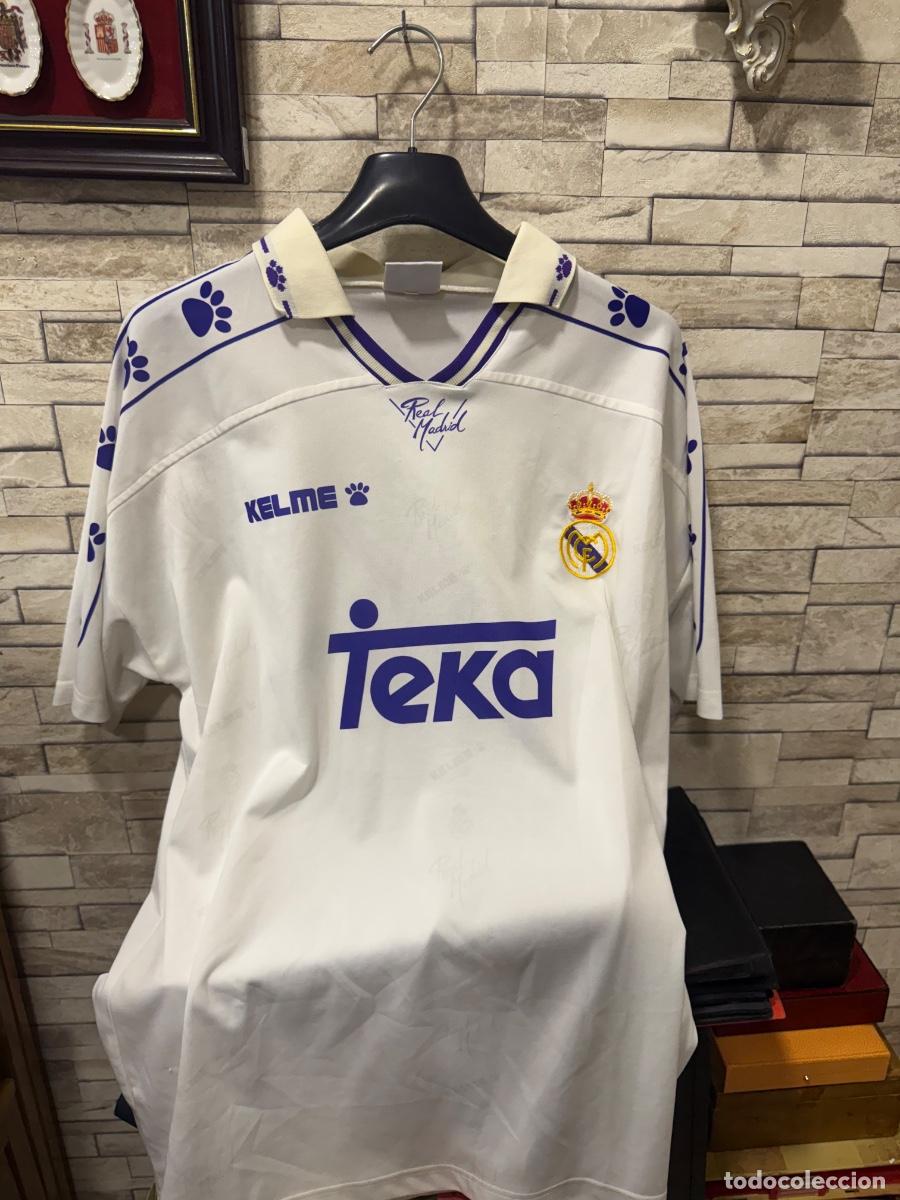 Collectionnisme sportif: Antigua camiseta de f&uacute;tbol, original