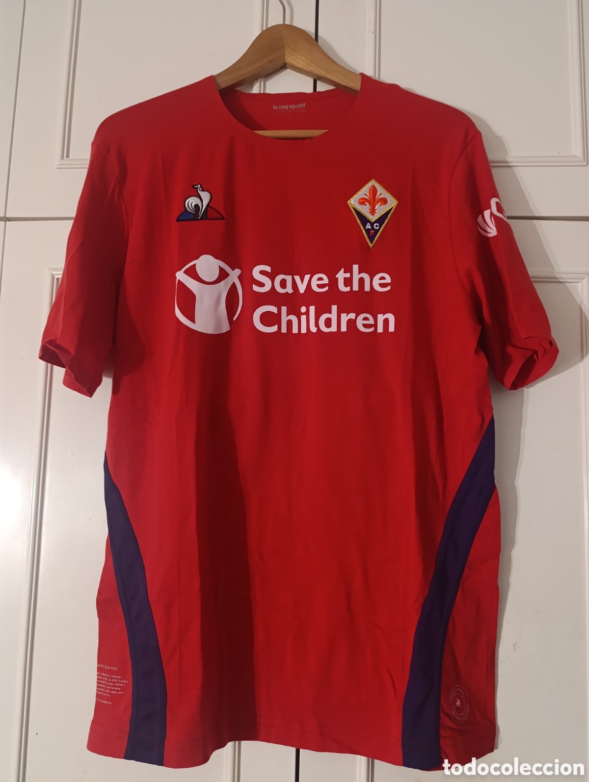 Coleccionismo deportivo: Camiseta away matchworn AC Fiorentina Muriel