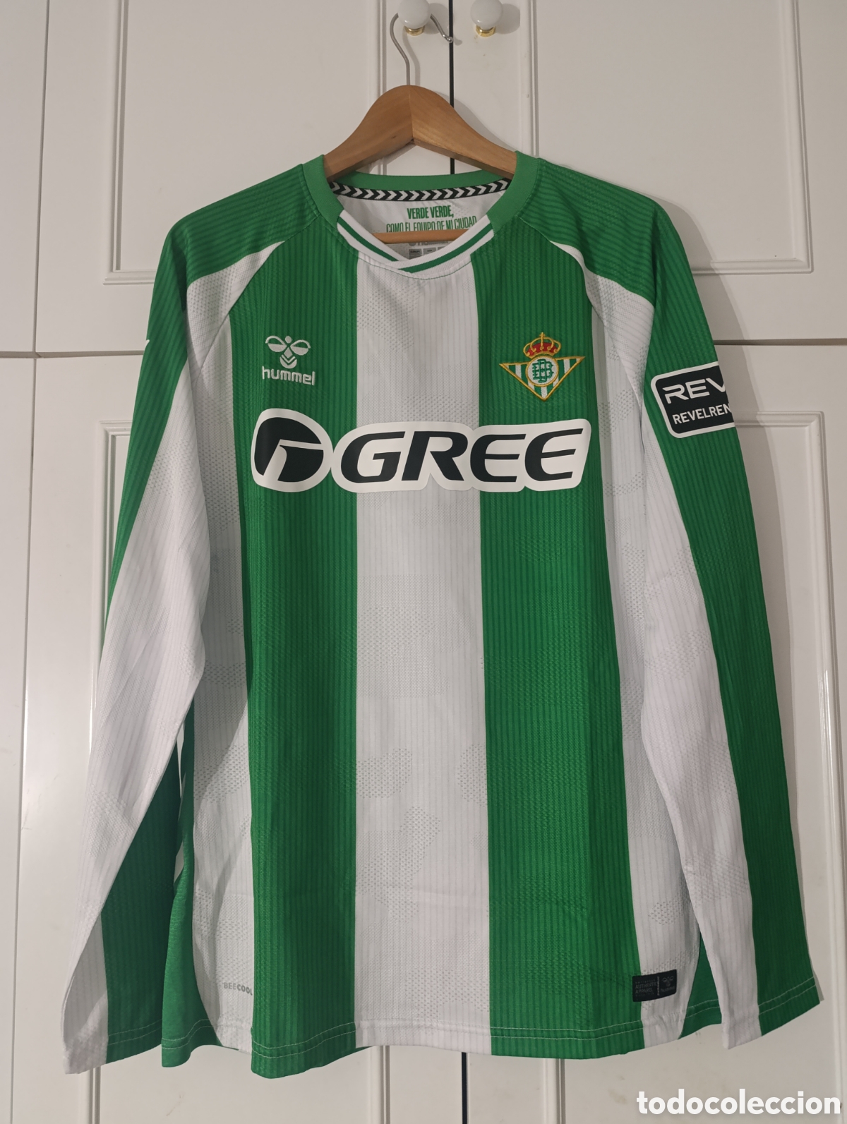 Coleccionismo deportivo: Camiseta matchworn Real Betis