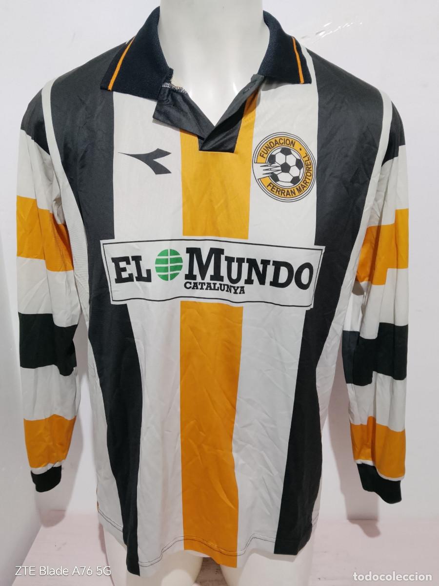Coleccionismo deportivo: Fundacion ferran Martorell camiseta futbol football shirt Dissolved rcd espanyol L