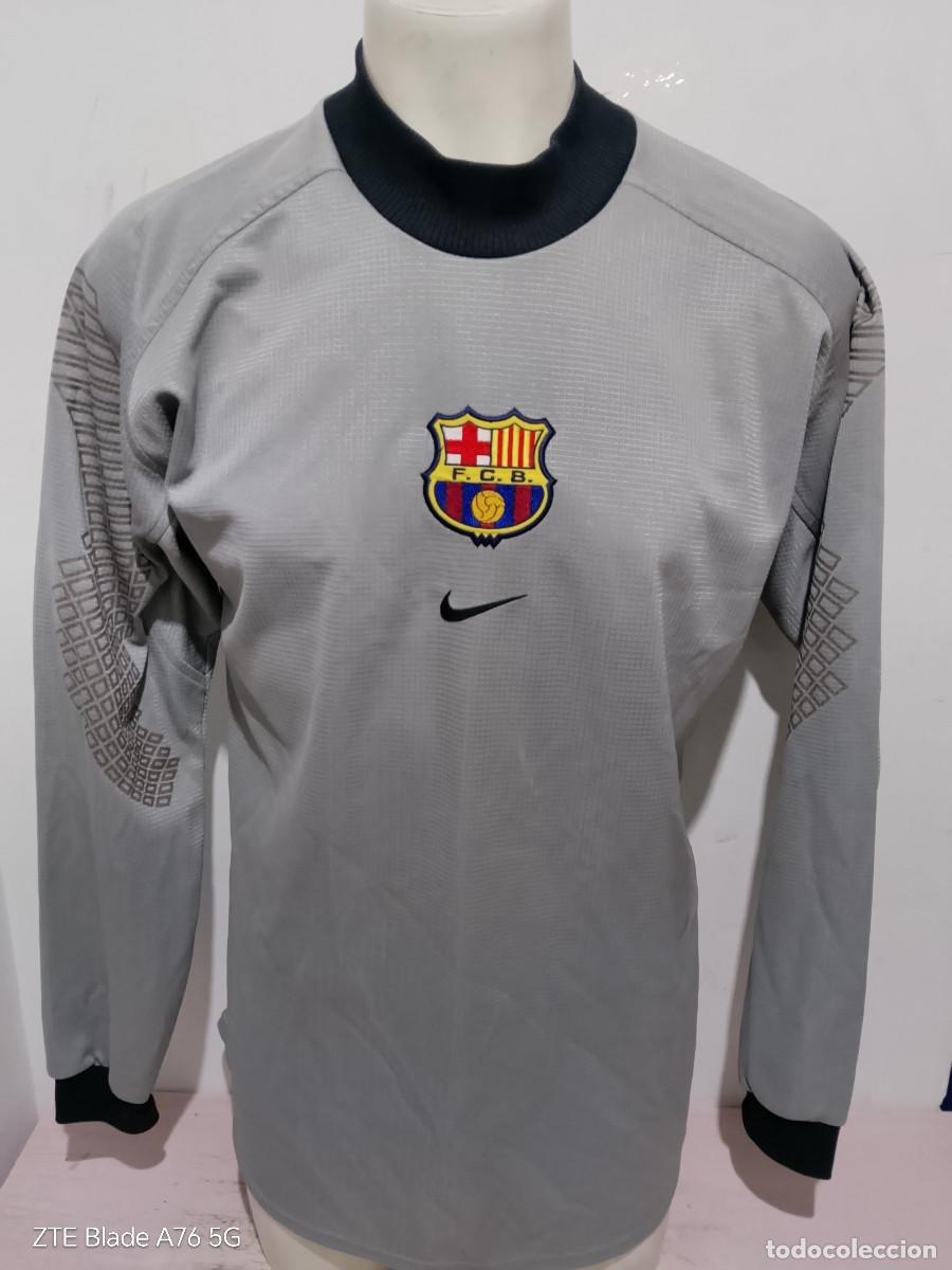 Coleccionismo deportivo: FC Barcelona 2001 goalkepper match worn football shirt camiseta futbol M 60cts
