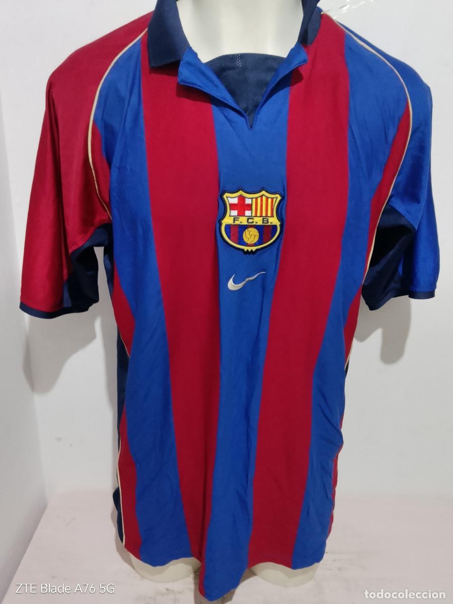 Coleccionismo deportivo: FC Barcelona 2001 match worn camiseta futbol football shirt xl