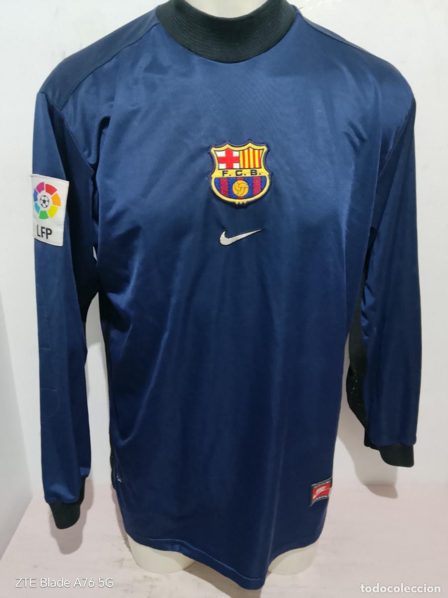 Coleccionismo deportivo: FC Barcelona 1998 goalkepper football shirt camiseta futbol M 54cts