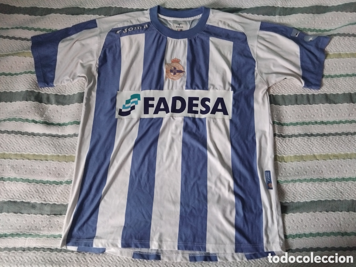Coleccionismo deportivo: Camiseta Deportivo Coru&ntilde;a 2001/03 talla XL