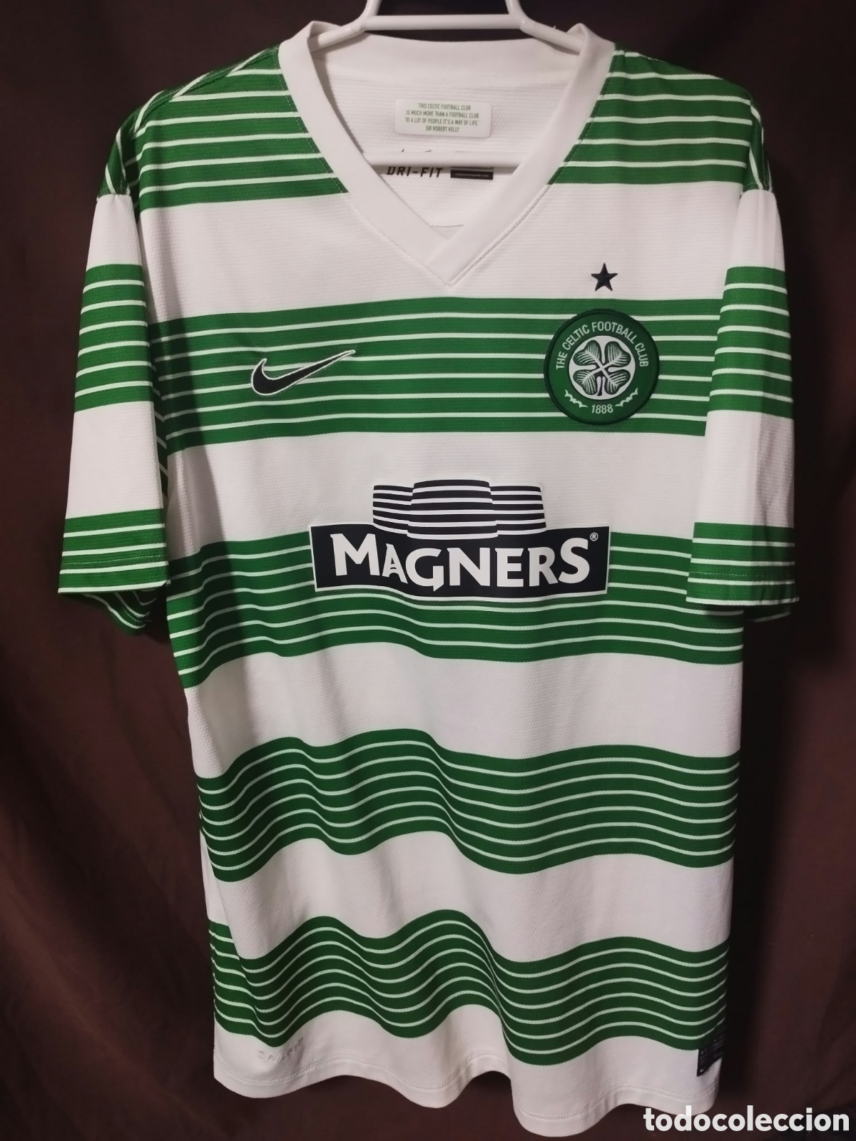 Coleccionismo deportivo: Camiseta Celtic F.C. Nike 2013 al 2015 Talla L