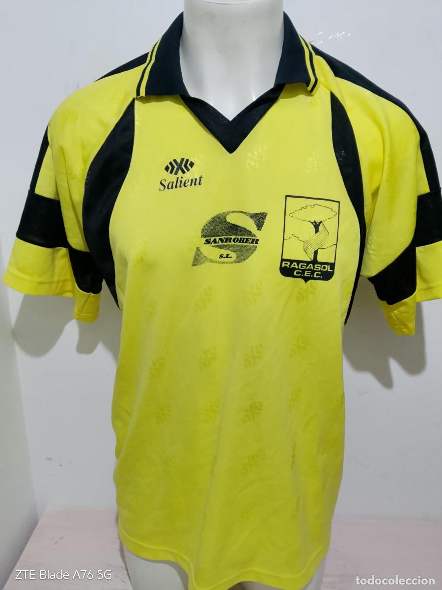 Coleccionismo deportivo: club Esportiu i Cultural Ragasol Bigues i Riells Catalunya camiseta futbol xl 60cts