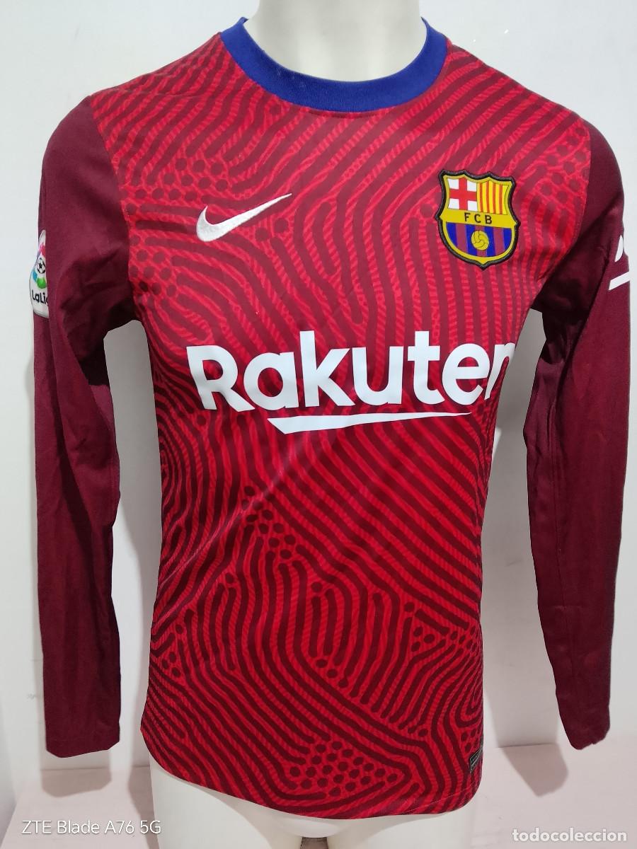 Coleccionismo deportivo: FC barcelona camiseta futbol football shirt goalkepper portero s 49cts