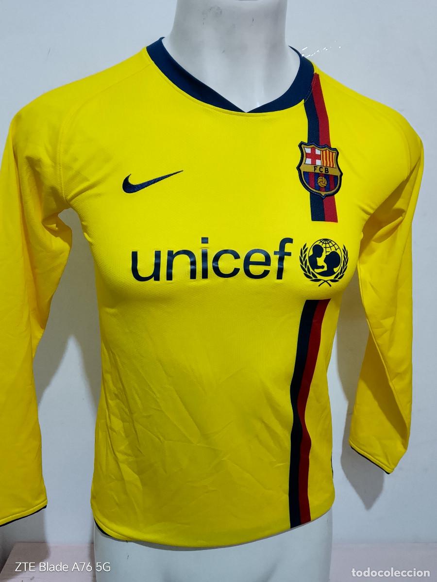 Coleccionismo deportivo: FC Barcelona 2009 match worn Young player alevin camiseta futbol football shirt 12-13 46cts