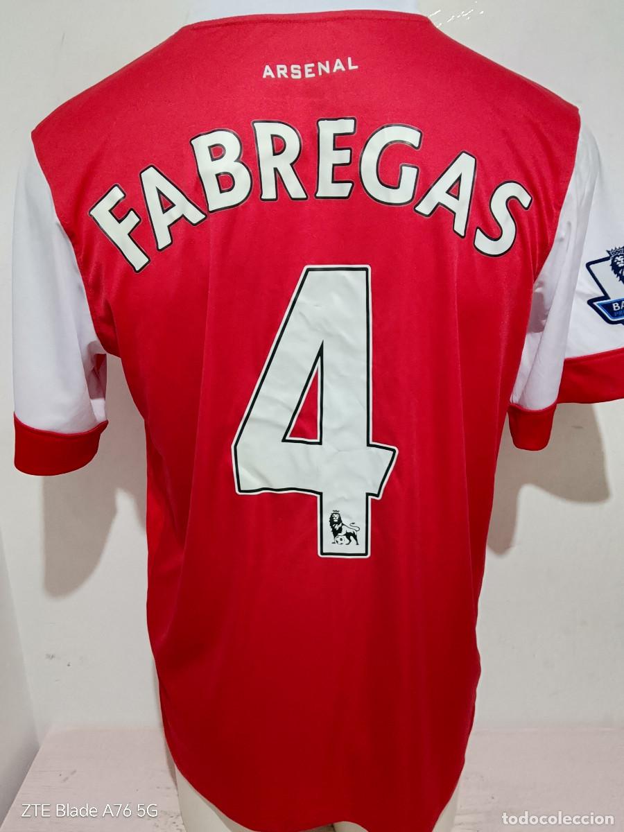 Coleccionismo deportivo: Arsenal 2010 fc camiseta Fabregas futbol football shirt M 57cts REPLIC