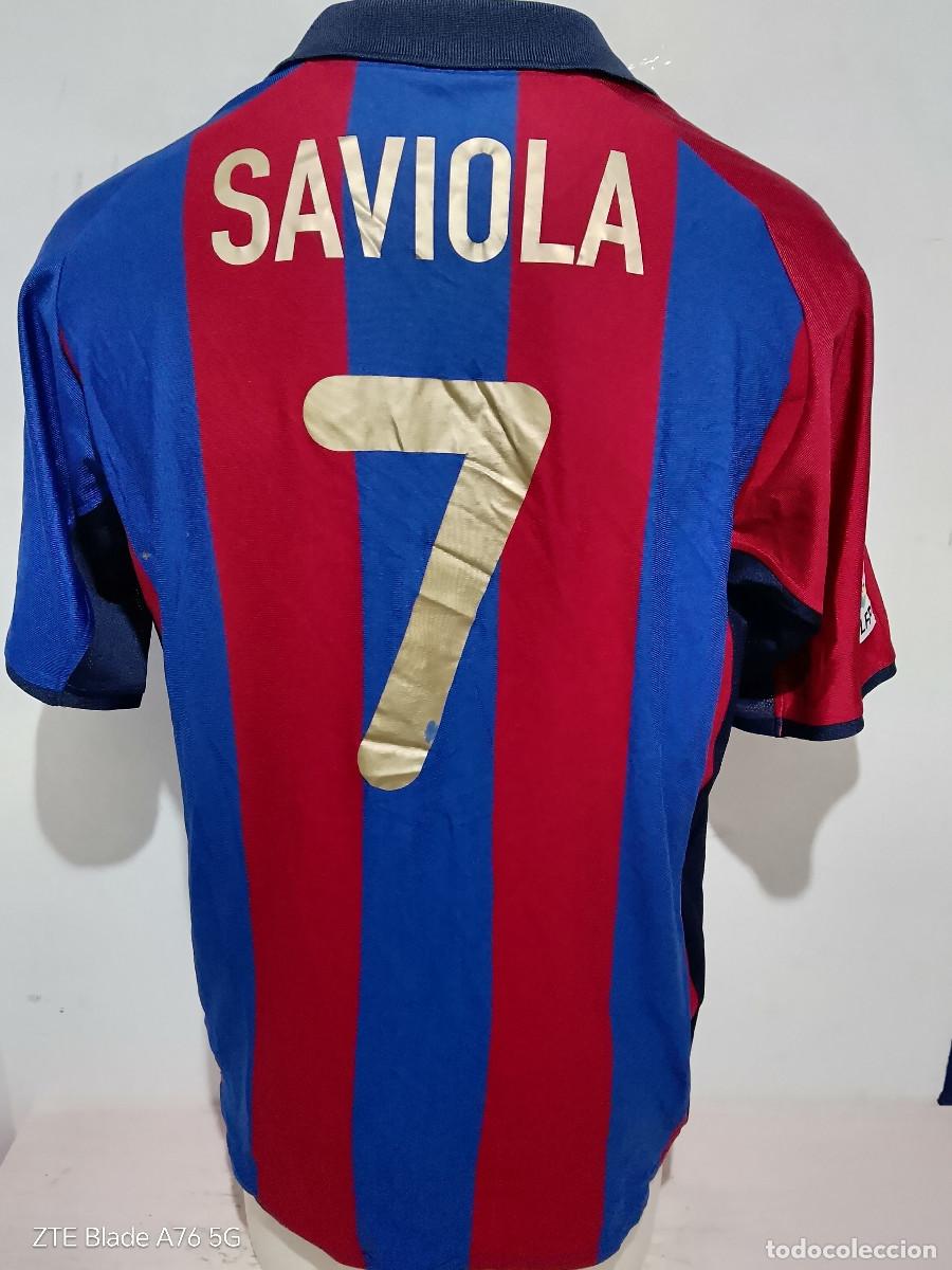 Coleccionismo deportivo: javier Saviola Argentina FC Barcelona camiseta futbol football shirt L 62cts