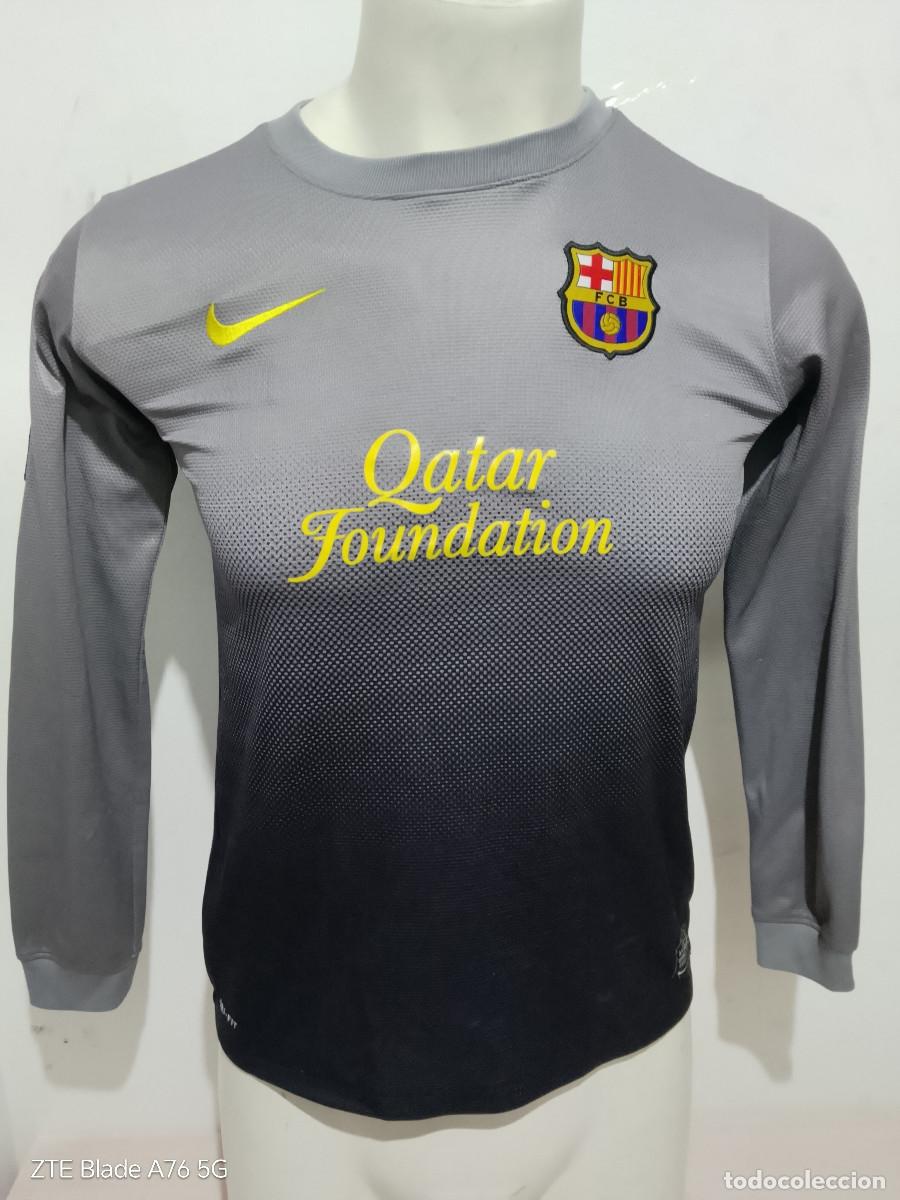 Coleccionismo deportivo: FC Barcelona 2012 camiseta futbol goalkepper portero age 12-13 ni&ntilde;o 47cts