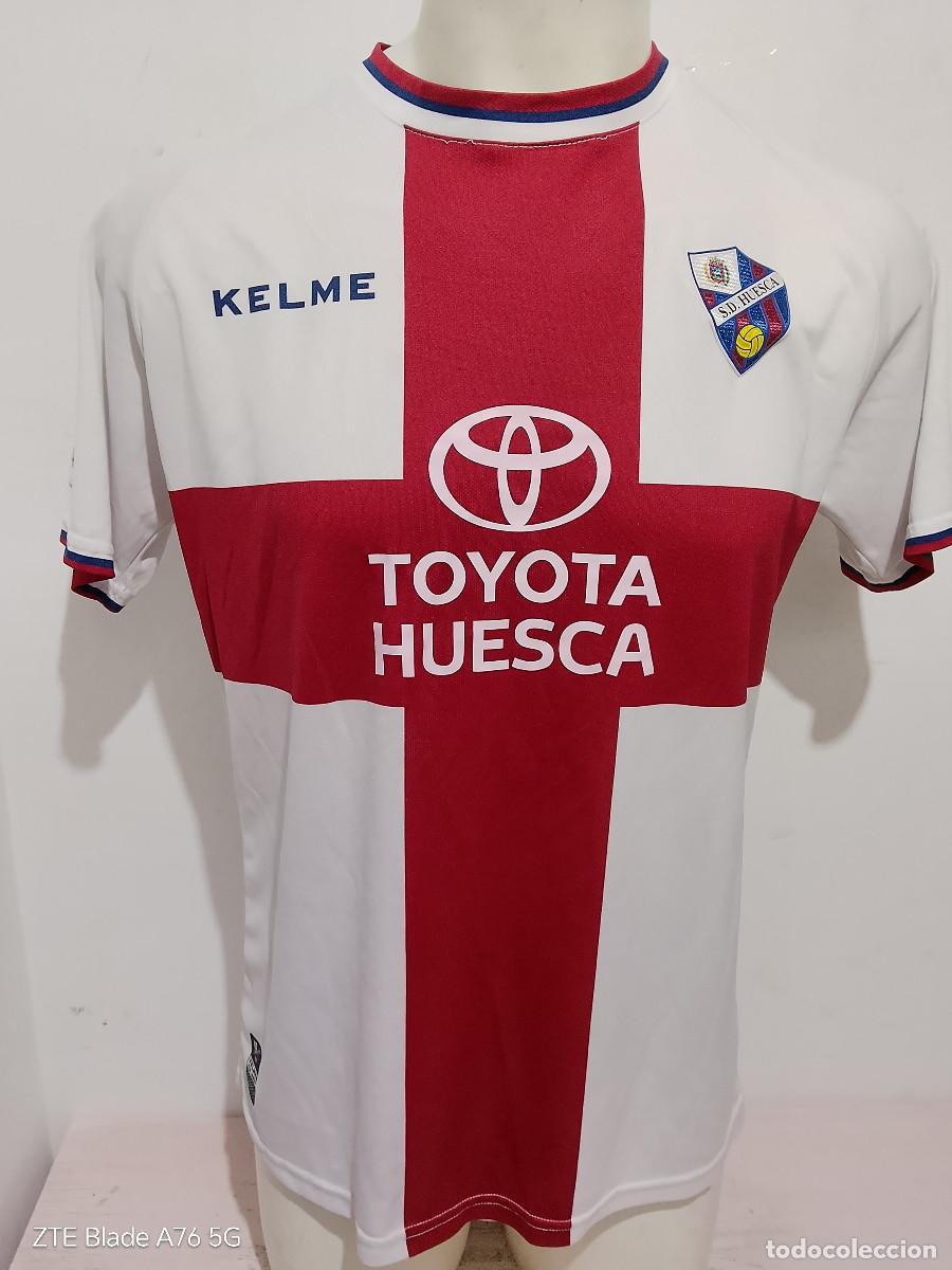 Coleccionismo deportivo: SD Huesca match worn camiseta futbol football shirt L 57cts