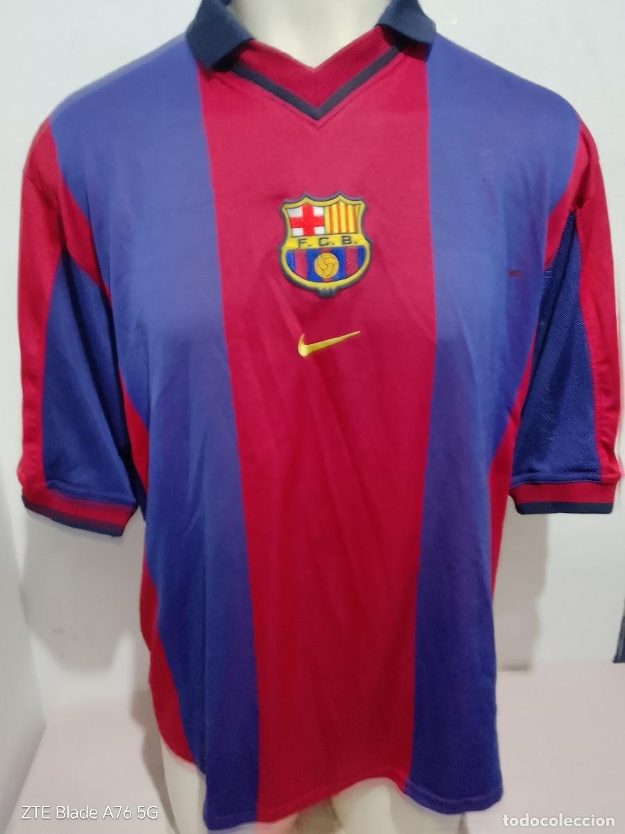 Coleccionismo deportivo: FC Barcelona 1998 camiseta futbol football shirt Century (ligeras taras) xl 65cts
