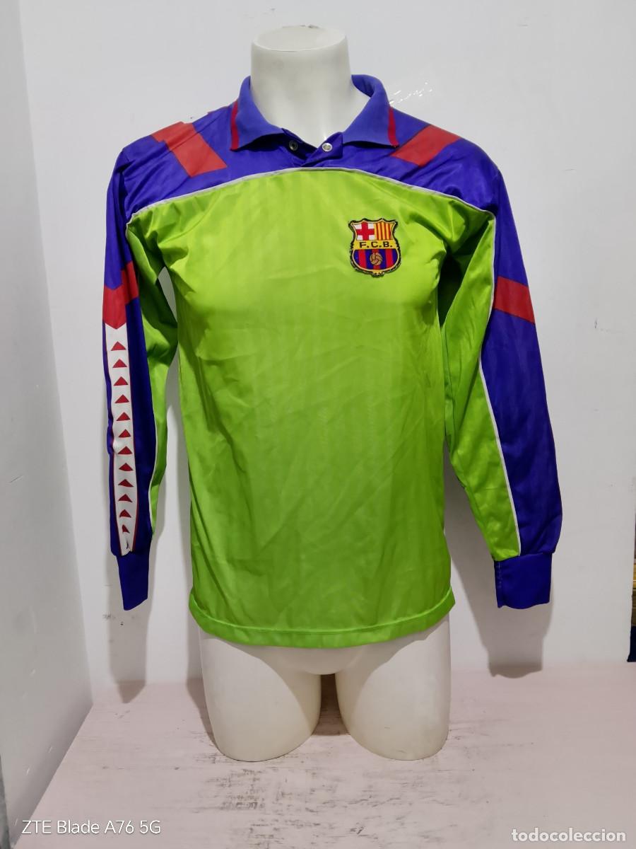 Coleccionismo deportivo: FC Barcelona portero goalkepper 1993 camiseta futbol football shirt M 52cts
