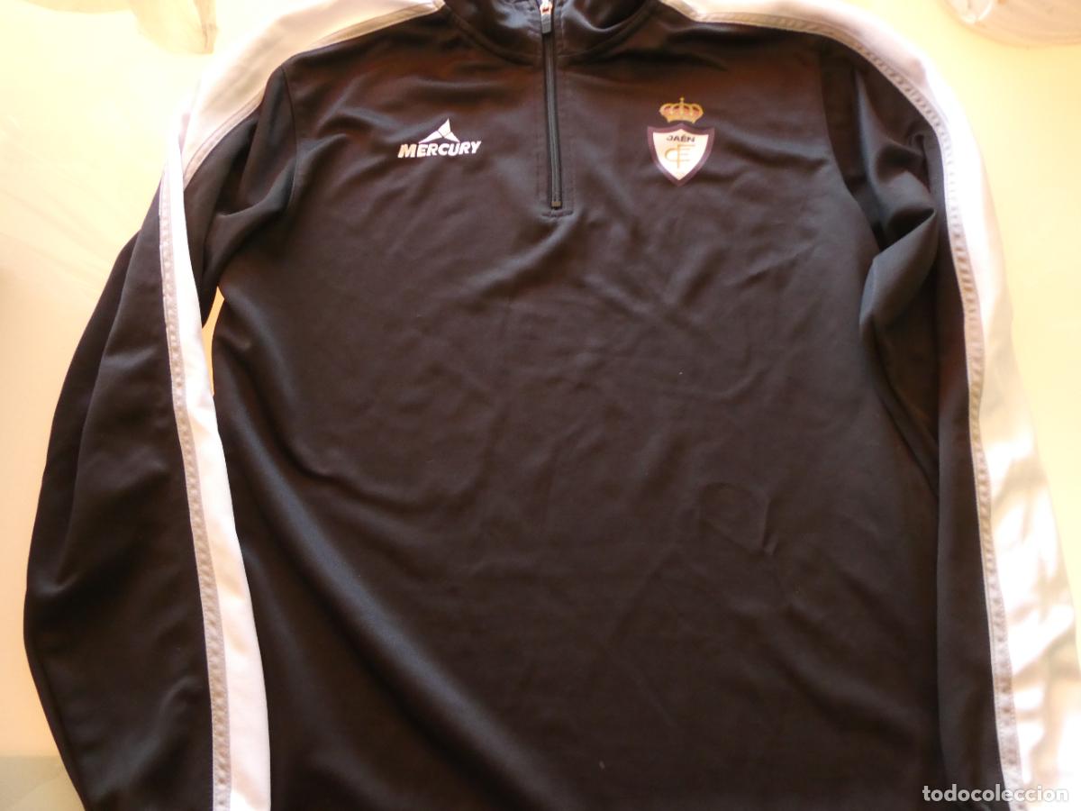 Coleccionismo deportivo: SUDADERA DE F&Uacute;TBOL. REAL JAEN CLUB DE F&Uacute;TBOL. TALLA L. 370GR