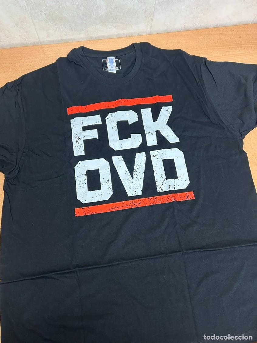 Coleccionismo deportivo: Camiseta negra ultra boys sporting gijon Fck Ovd nueva sin estrenar talla XL o talla XXl a escoger