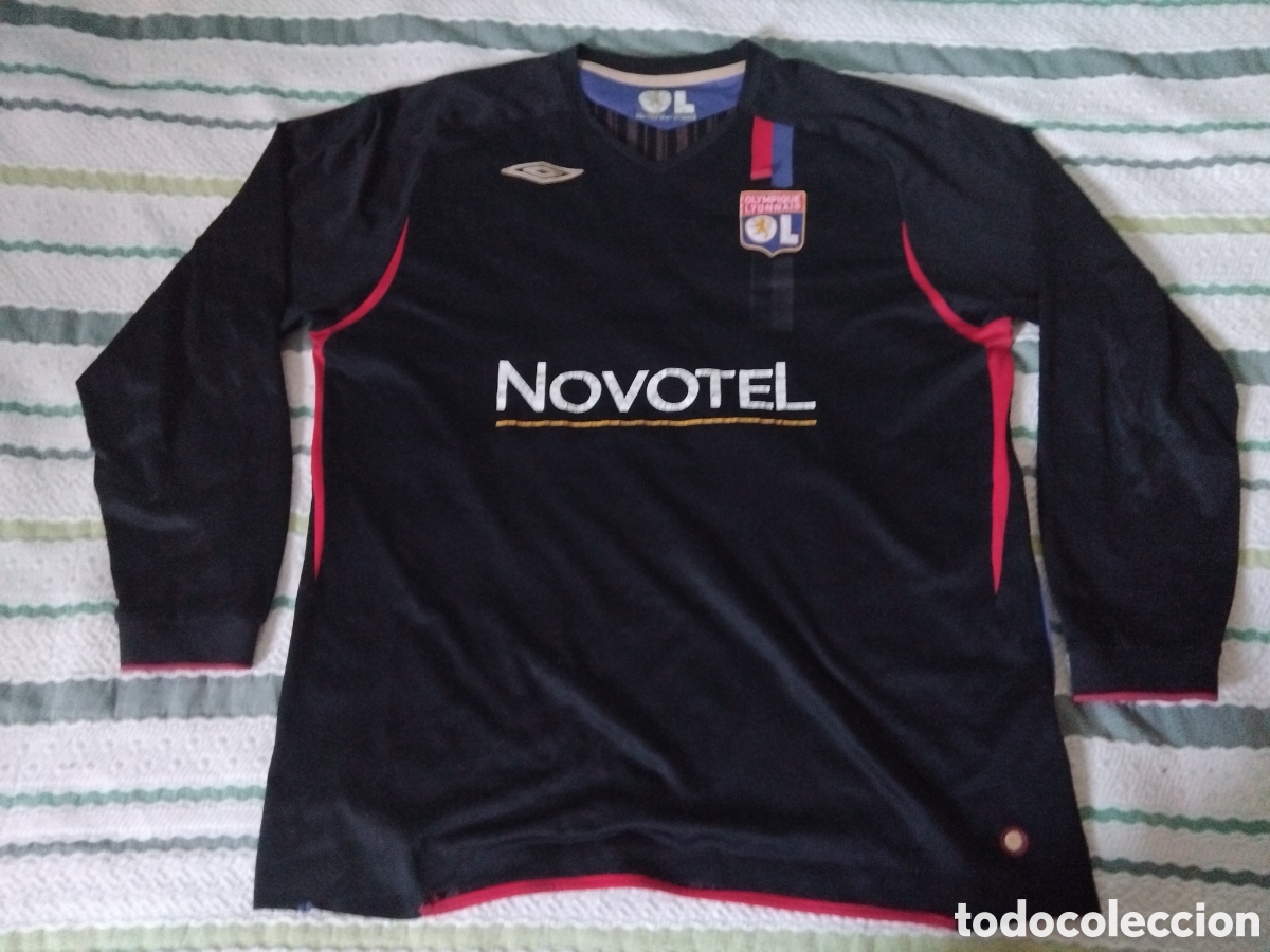 Coleccionismo deportivo: Camiseta O.Lyon 07/08 talla XXL Benzema