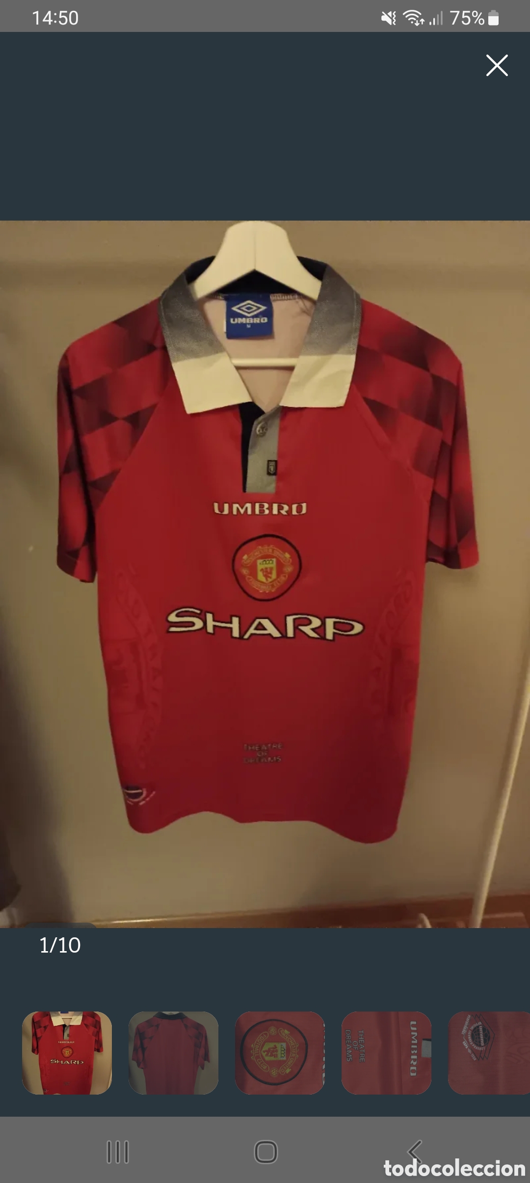 Coleccionismo deportivo: Manchester United original