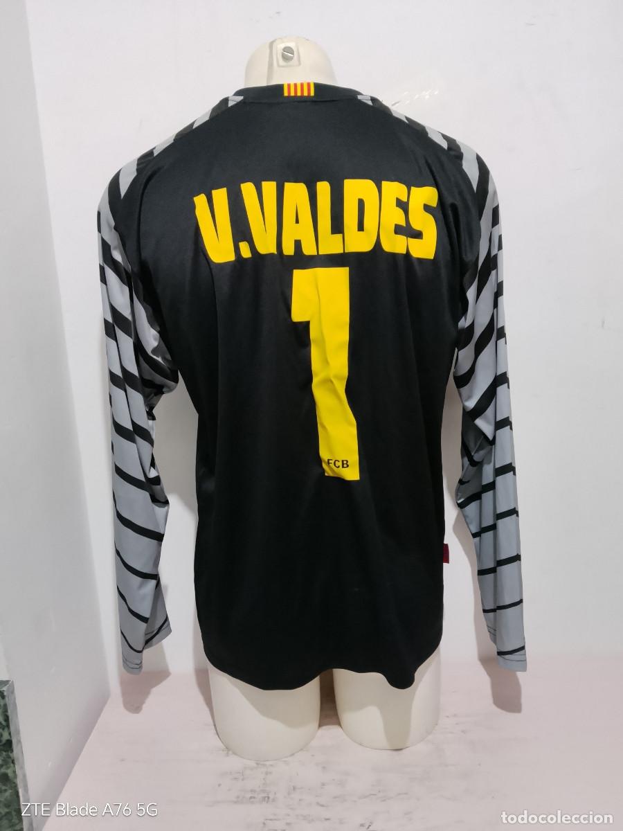 Coleccionismo deportivo: Victor Valdes fc barcelona (sponsor mal estado) xl 59cts portero camiseta futbol