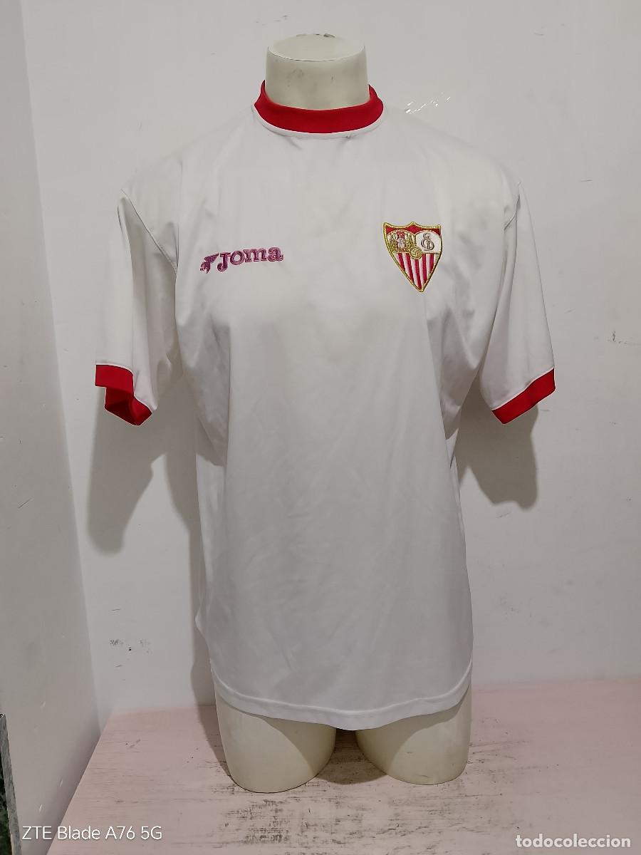 Coleccionismo deportivo: Sevilla fc match jugador camiseta futbol football shirt L 56cts