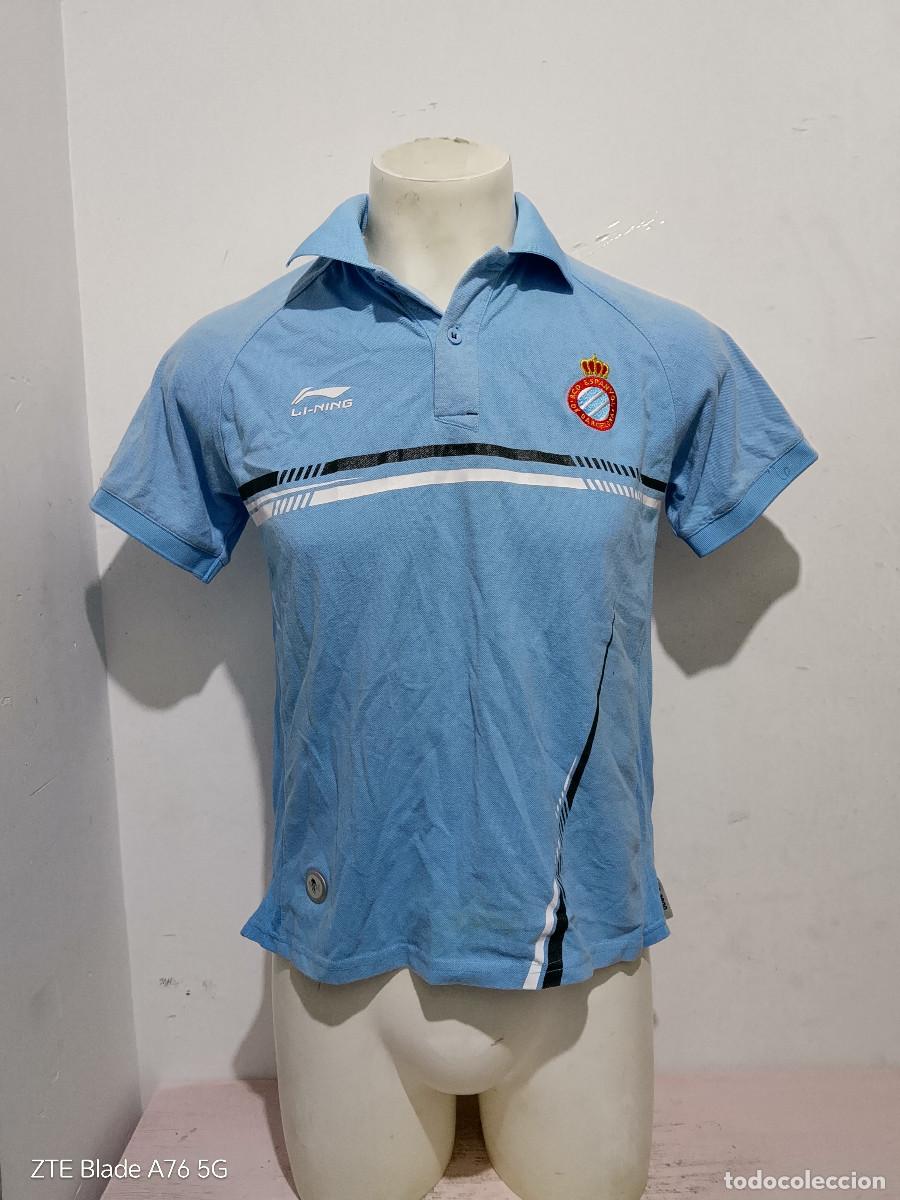Coleccionismo deportivo: RCD Espanyol polo camiseta futbol football shirt s 52cts