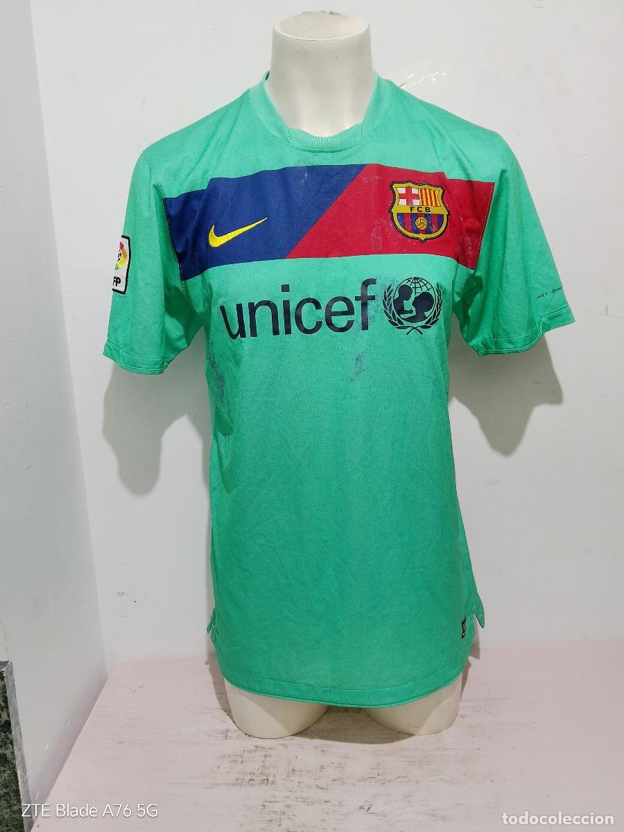 Coleccionismo deportivo: Messi FC Barcelona camiseta futbol football shirt (dorsal mal estado) xl