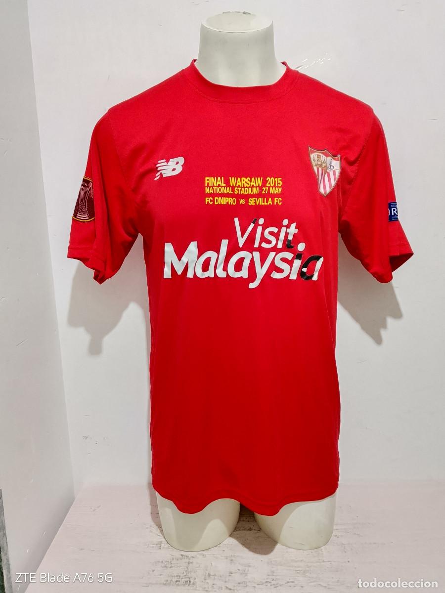 Coleccionismo deportivo: Reyes Sevilla FC FInal Europa League football shirt camiseta futbol (sponsor mal estado) xl 55cts