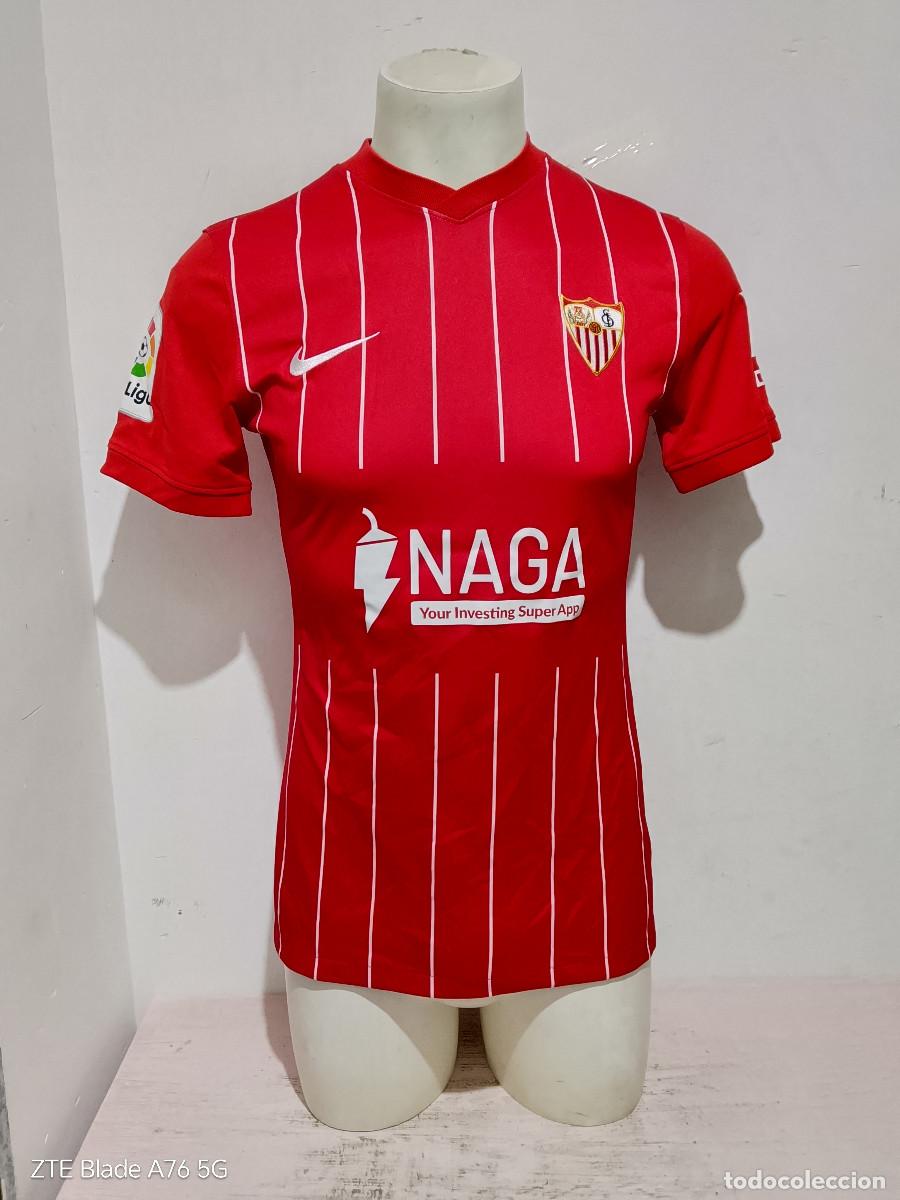 Coleccionismo deportivo: Sevilla fc camiseta futbol football shirt m 52cts