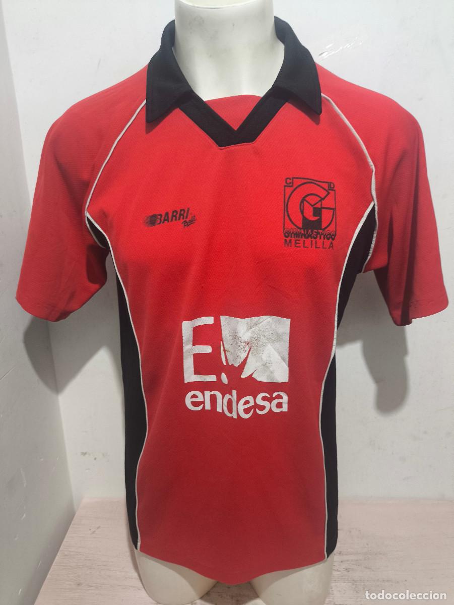 Coleccionismo deportivo: Gimnastica Melilla camiseta futbol football shirt L 58cts