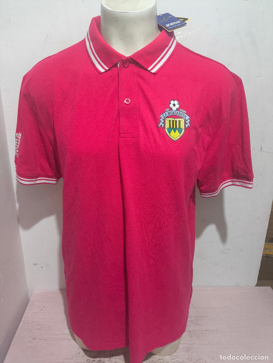 Coleccionismo deportivo: CF Monta&ntilde;esa camiseta futbol football shirt catalunya xxxl 62cts