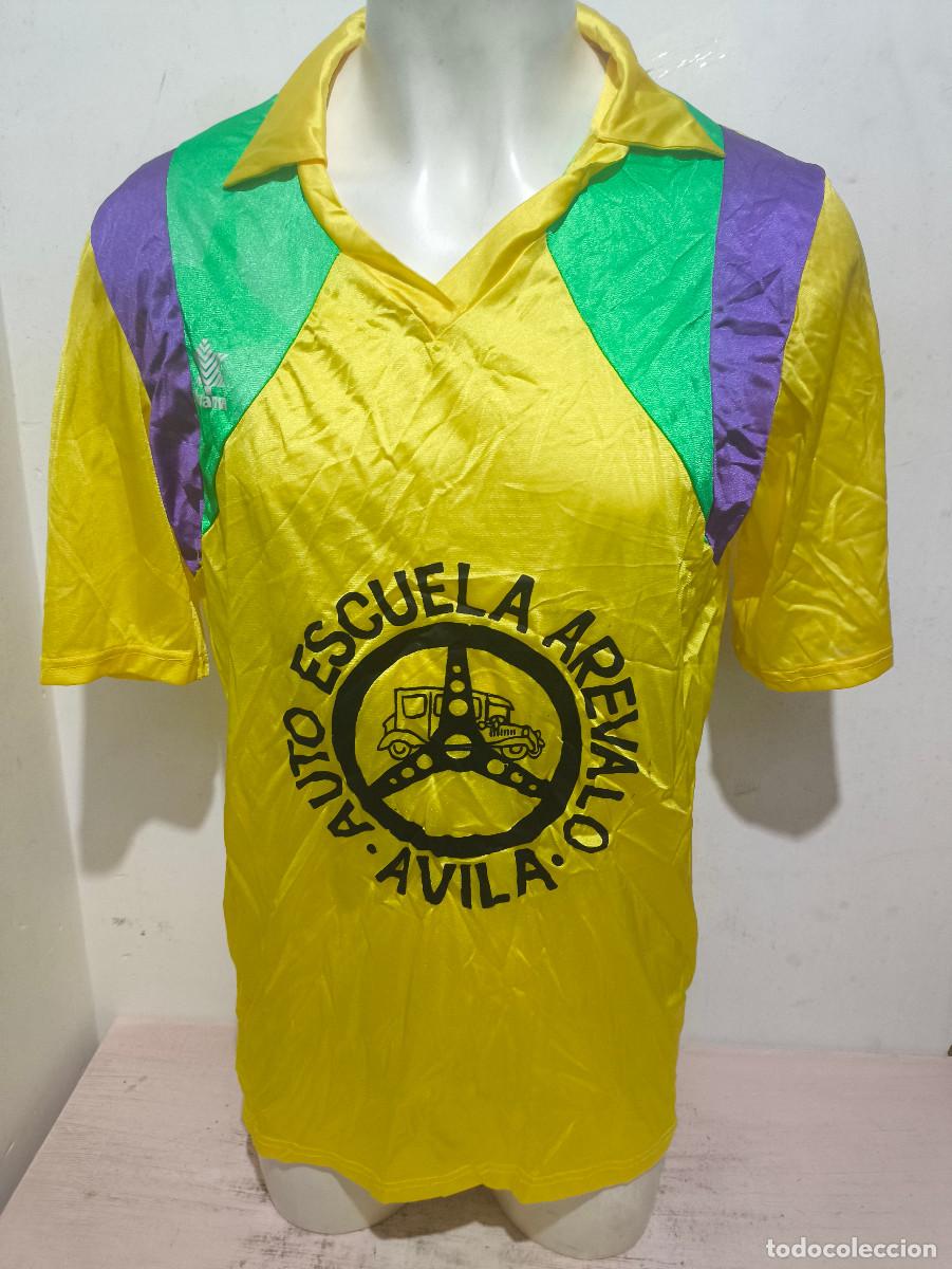 Coleccionismo deportivo: Arevalo cf Avila camiseta futbol 1980 vintage L 56cts