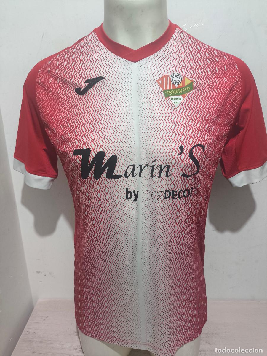Coleccionismo deportivo: Unificacion Llefia Badalona camiseta futbol football shirt catalunya L 52cts